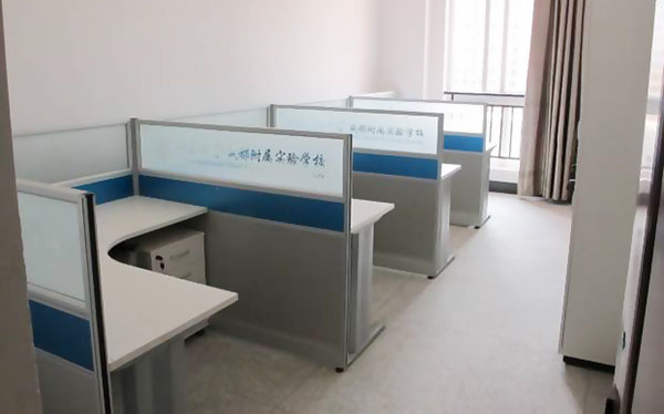 北京大学成都附属实验中学学校家具配套项目教室办公室T3屏风办公桌款式